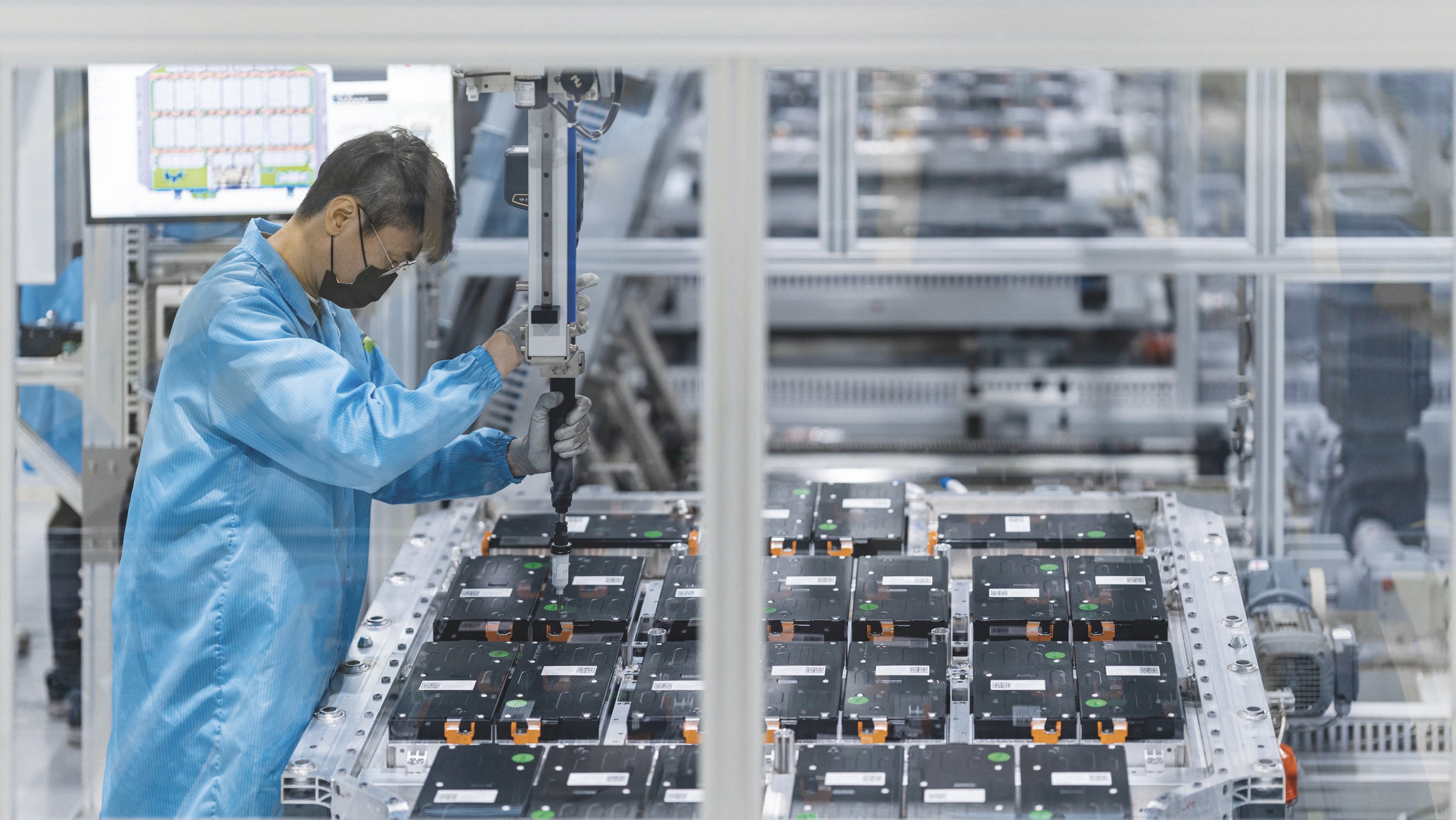 Batterieproduktion Webasto Dangjin, Südkorea