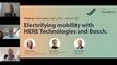 Webinar Elektrifying Mobility with Here Technologies and Bosch