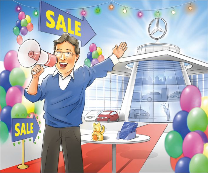 Sternzeichen - Källenius verkauft Mercedes-Niederlassungen