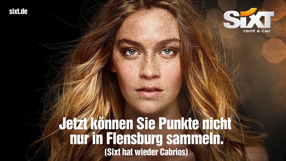 Sixt Werbemotiv