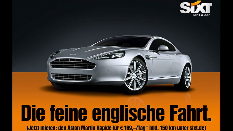 Sixt Werbemotiv
