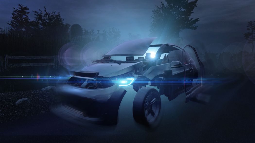 Virtuelles Auto von Osram: