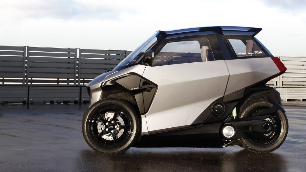 PSA Leichtfahrzeug-Studie mit Plug-in-Hybridantrie