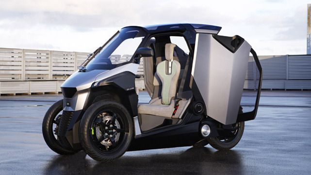 PSA Leichtfahrzeug-Studie mit Plug-in-Hybridantrie