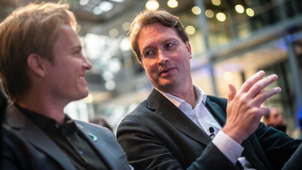 Nico Rosberg und Ola Källenius.