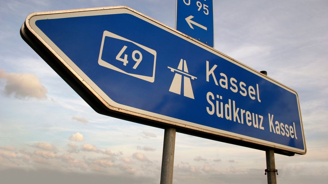 Autobahnschild: