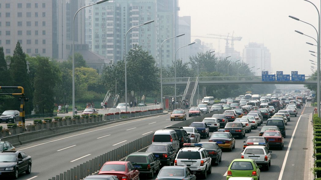 Stau in China: