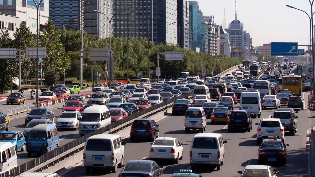 Verkehr in Peking:
