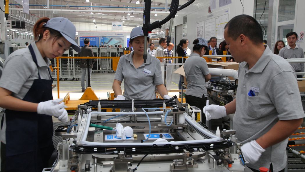 Produktion im Werk Wuhan: