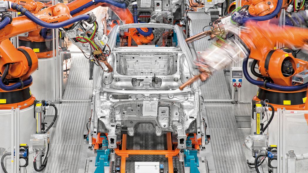 Kuka-Roboter im Einsatz: