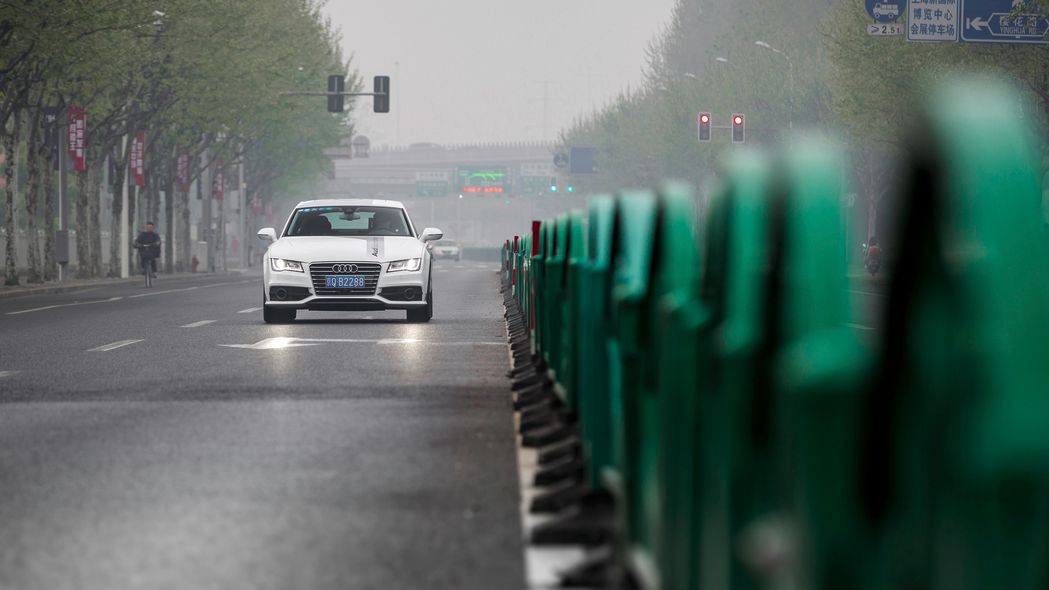 Audi A7 Piloted driving concept in China::