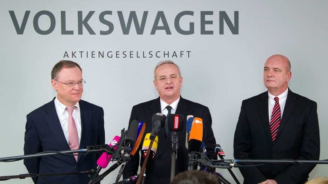 Stephan Weil, Martin Winterkorn, Bernd Osterloh