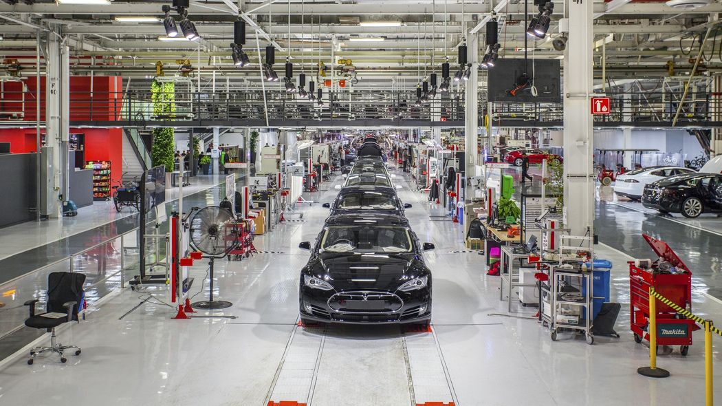 Produktion bei Tesla Fremont