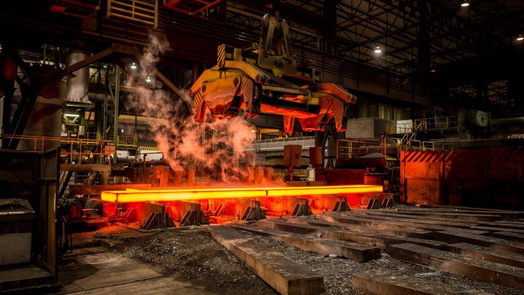 Stahlbranche, Salzgitter, Warmbreitbandstraße: