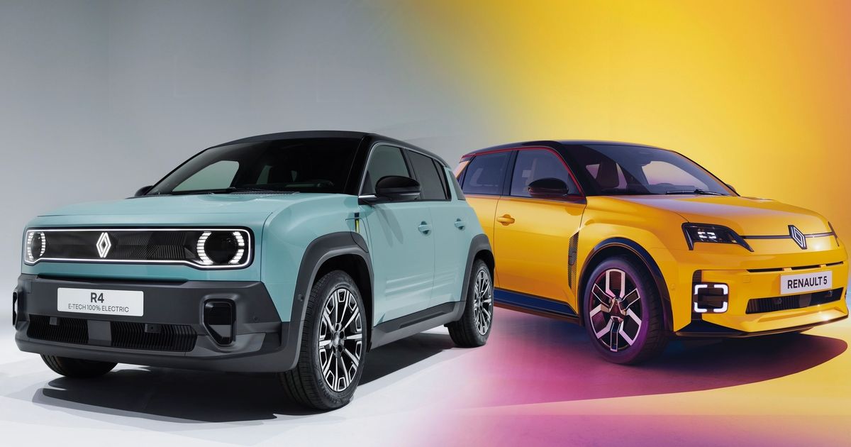 R5 R4 Renault R5 und R4: Mit Retrodesign in die Zukunft | Automobilwoche.de