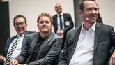 Helmut Kluger, Nico Rosberg, Burkhard Riering