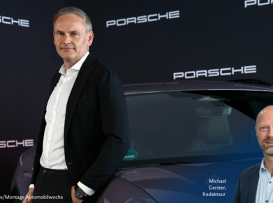 Oliver Blume und Kommentator MIchael Gerster