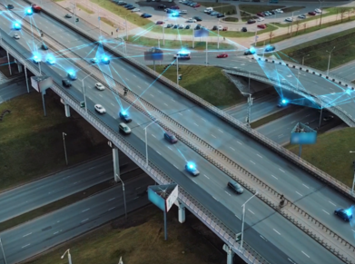 Ansys, Teil von Synopsys - Auf den Straßen der Zukunft verkehren miteinander vernetzte Fahrzeuge