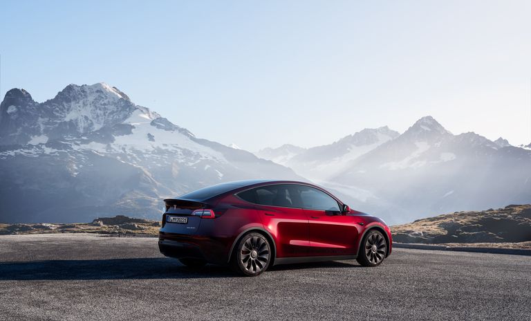 Tesla Model Y Midnight Cherry Red