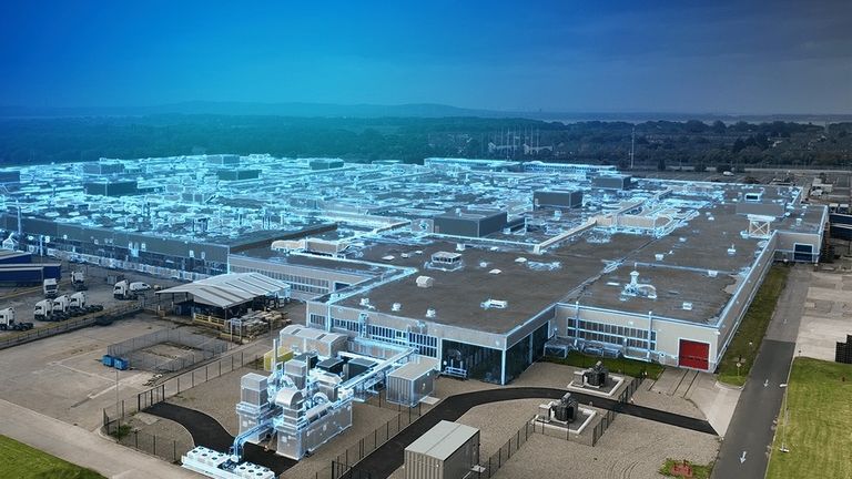 Geplantes Werk für E-Motoren von Ford in Halewood.