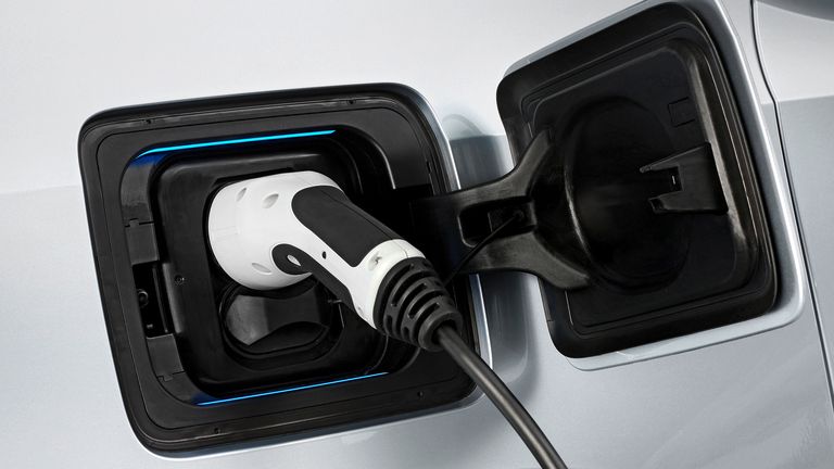 Aufladen eines Elektroautos