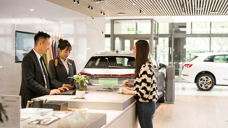 Audi-Showroom in China