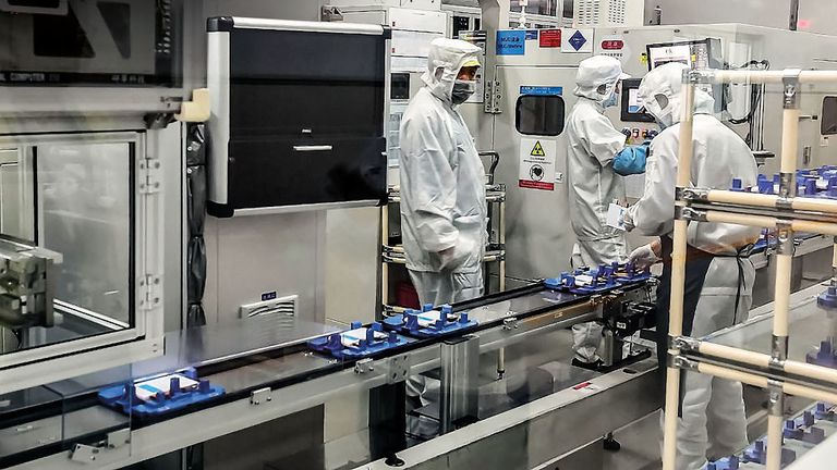 Zellfertigung bei CATL