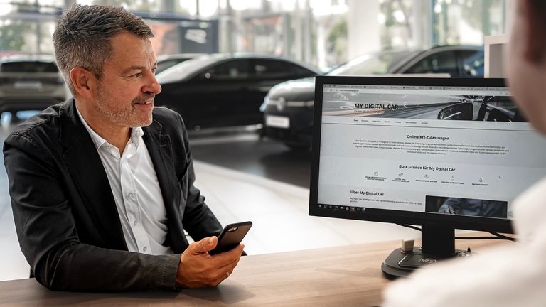 Digitale Fahrzeugzulassung