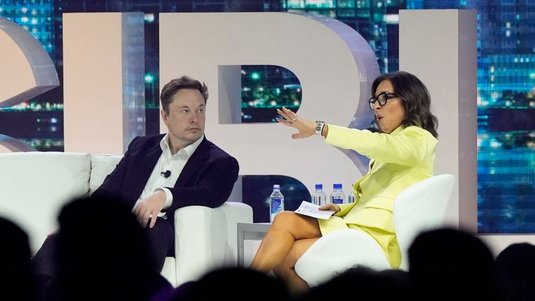 Elon Musk und Linda Yaccarino