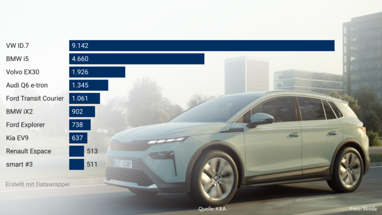 Grafik Flottenmarkt und Skoda Elroq