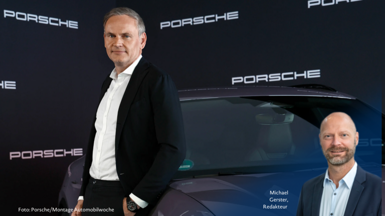 Oliver Blume und Kommentator MIchael Gerster