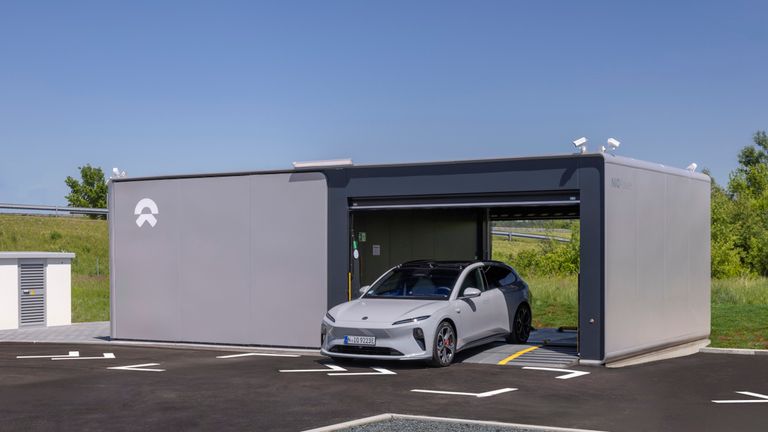 Batteriewechsel-Station von Nio