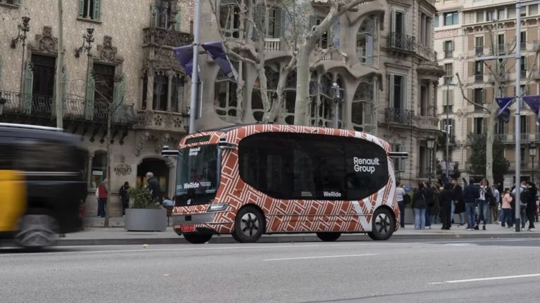 Autonomes Elektro-Shuttle von Renault in Barcelona