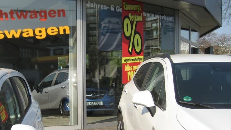 Insolventer Autohändler