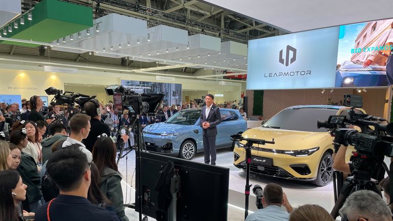Leapmotor-Stand auf der IAA 2025