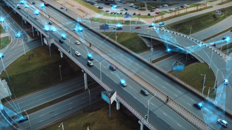 Ansys, Teil von Synopsys - Auf den Straßen der Zukunft verkehren miteinander vernetzte Fahrzeuge