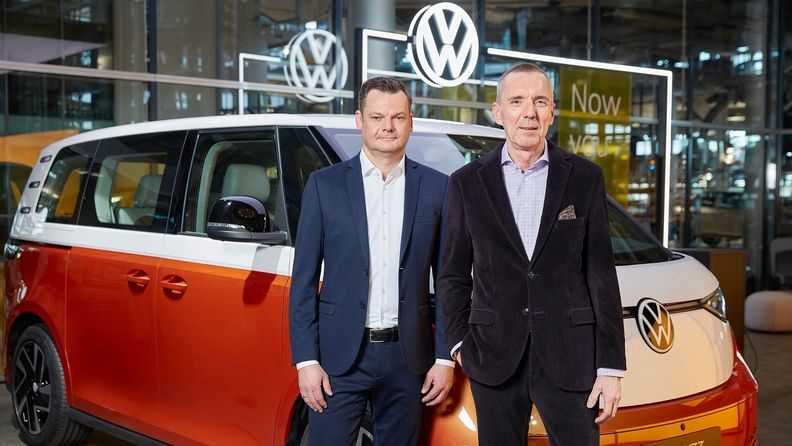 Die Geschäftsführer der Audi Leipzig: Andreas Hänsel (li.) und Henri  Stübing (re.) (Foto: Volkswagen Group Retail Deutschland)